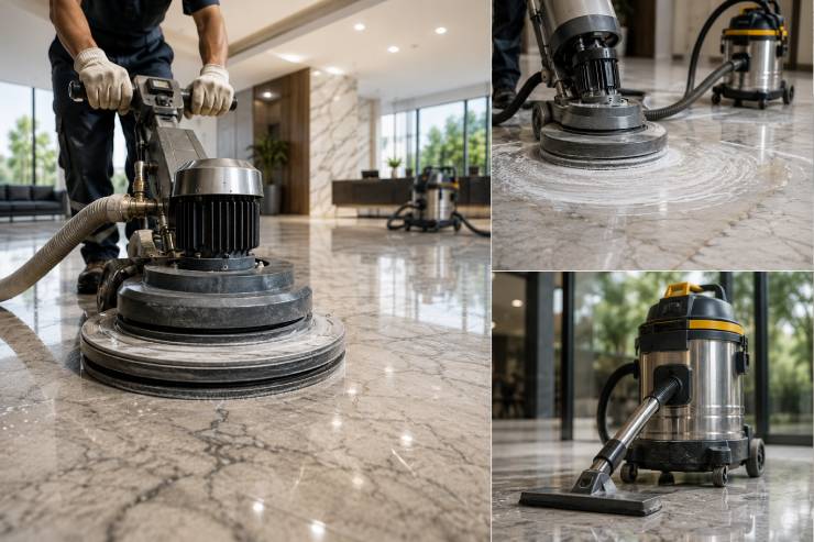 Diamond Pad Marble Polishing Machine